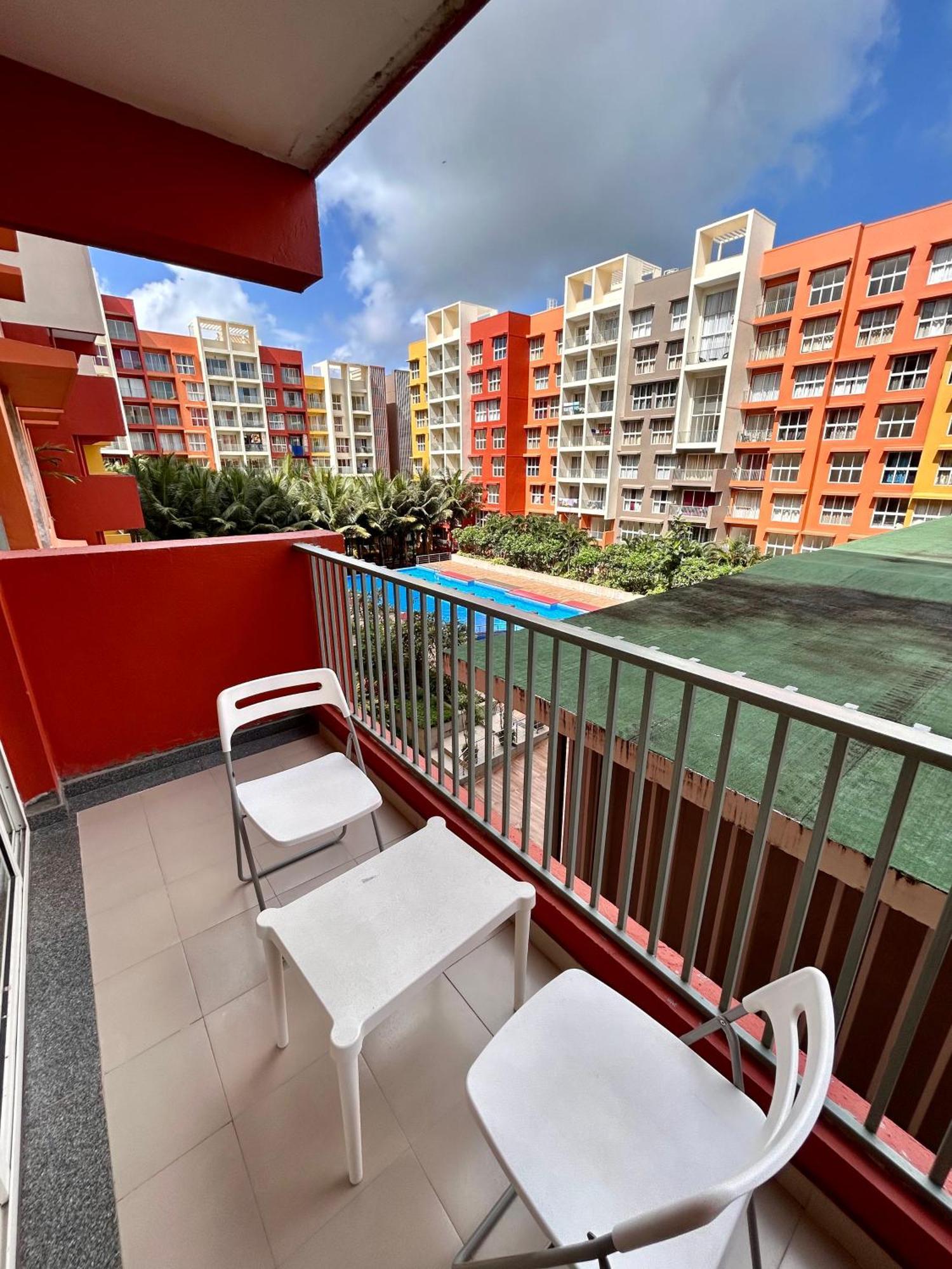 Good Stay Pool View Stylish Studio Apartment,6Km From Airport, 307 Dabolim Eksteriør bilde